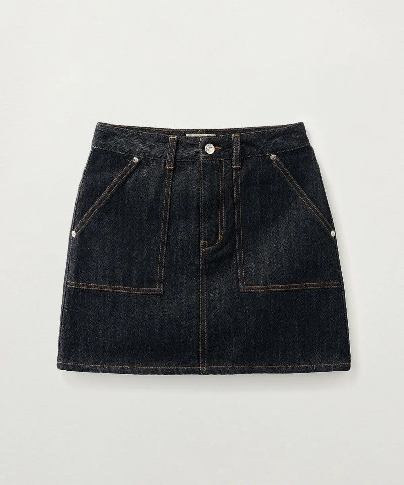 【WE ARE】韓國Satur休閒牛仔短裙SA253WDK01