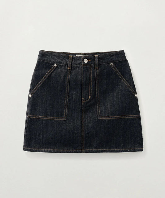 【WE ARE】韓國Satur休閒牛仔短裙SA253WDK01