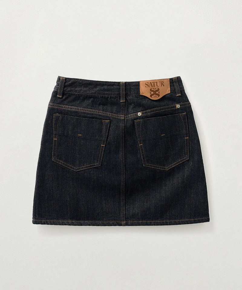 【WE ARE】韓國Satur休閒牛仔短裙SA253WDK01