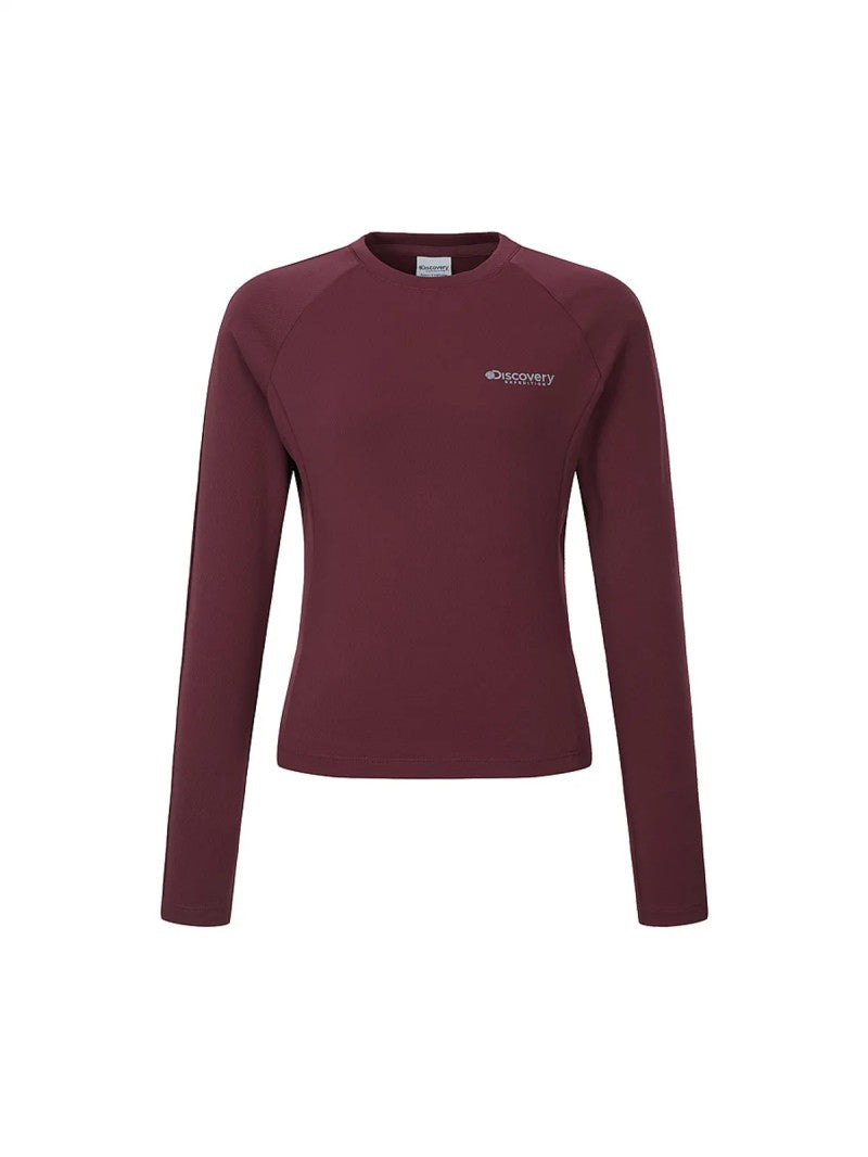 女款【WE ARE】韓國Discovery休閒長袖T恤上衣DWRL4G054