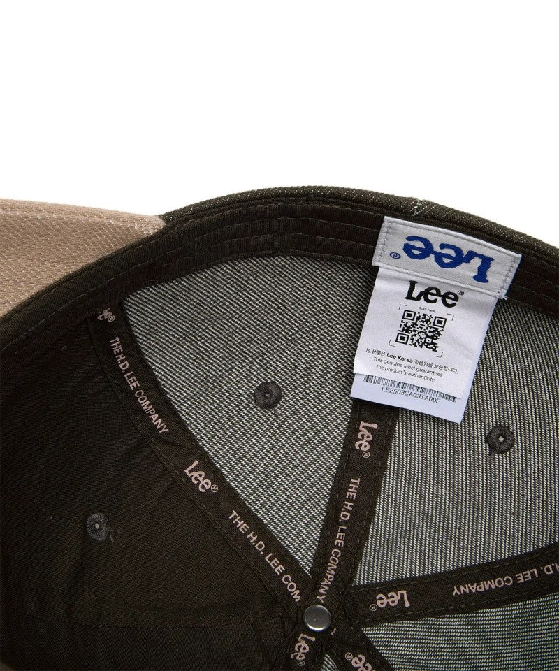 【WE ARE】韓國LEE拼色棒球帽LE2503CA03