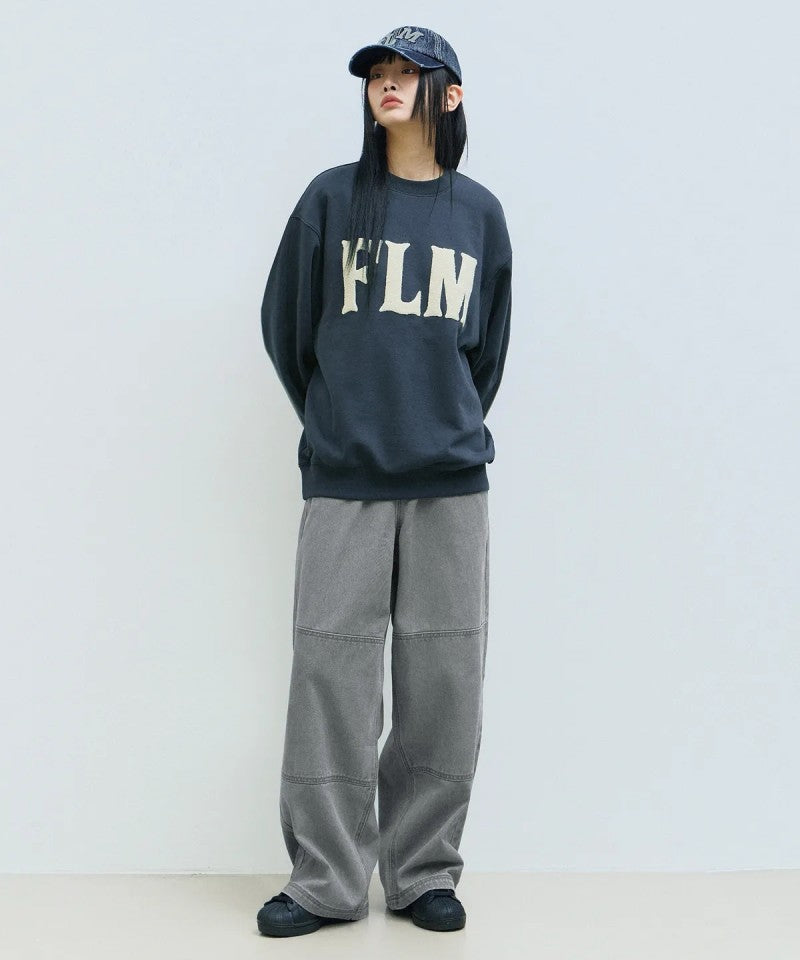 男女同款【WE ARE】韓國FILLUMINATE圓領大學T衛衣FBEFUTM002