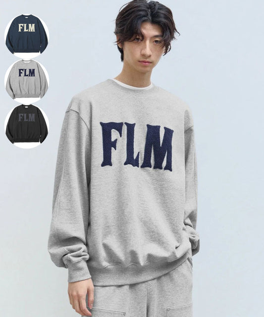 男女同款【WE ARE】韓國FILLUMINATE圓領大學T衛衣FBEFUTM002