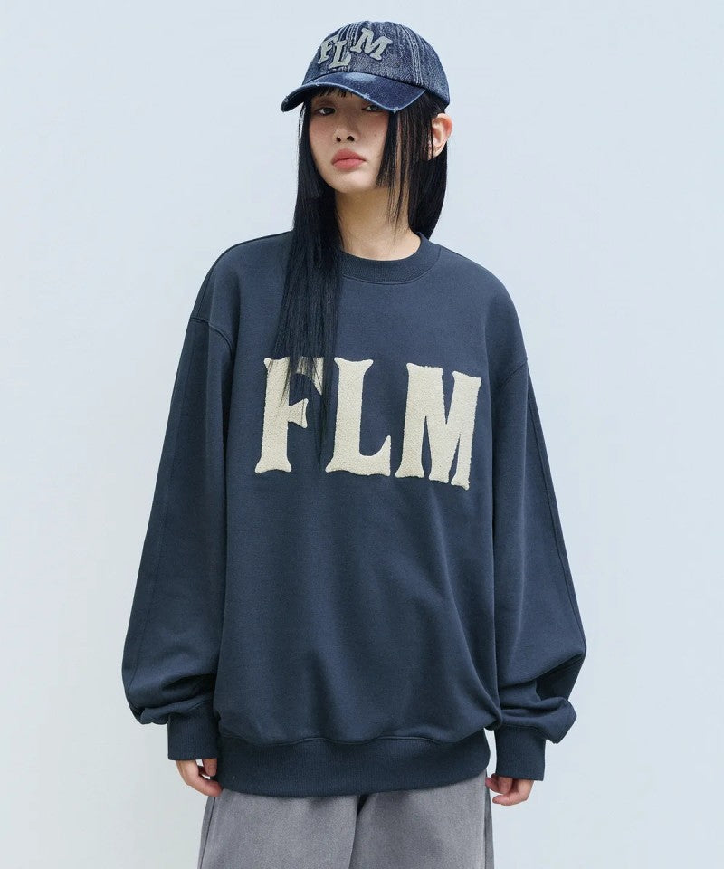 男女同款【WE ARE】韓國FILLUMINATE圓領大學T衛衣FBEFUTM002