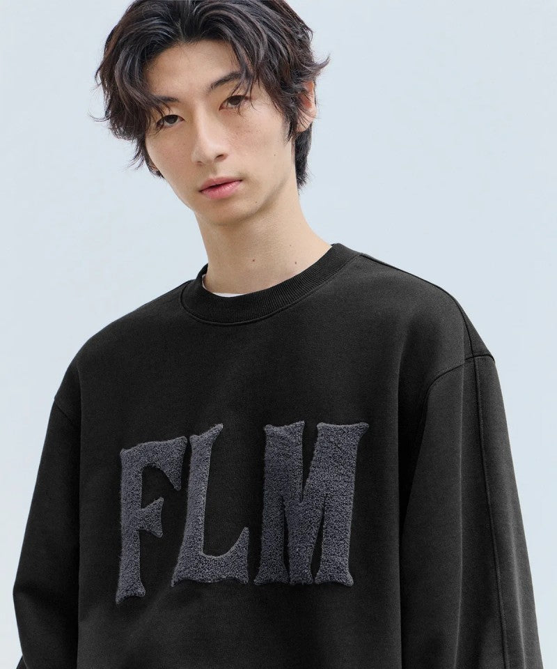 男女同款【WE ARE】韓國FILLUMINATE圓領大學T衛衣FBEFUTM002