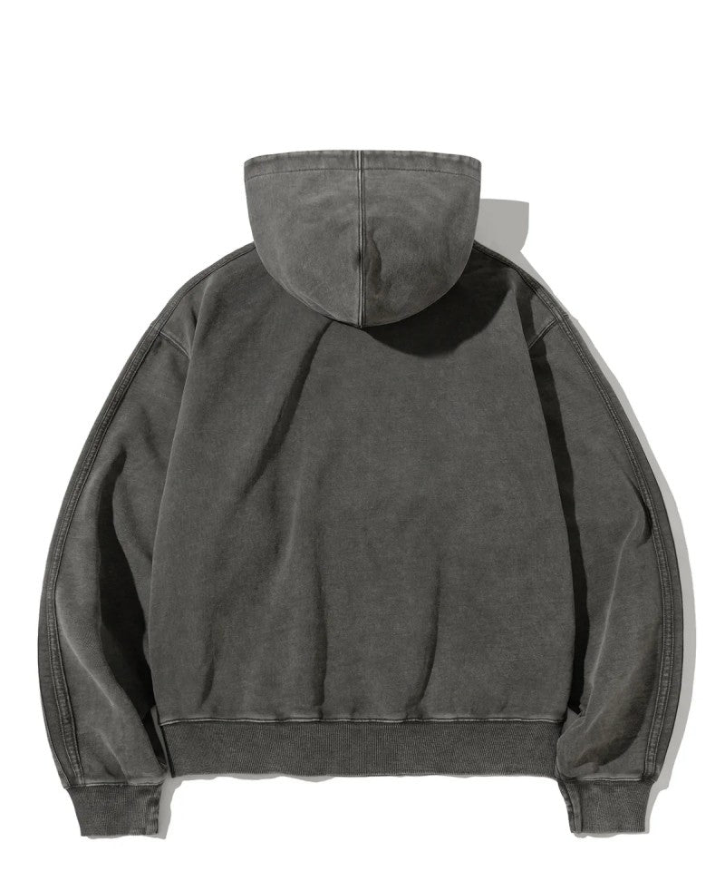 男女同款【WE ARE】韓國FILLUMINATE做舊連帽大學T衛衣FBEFUTH002