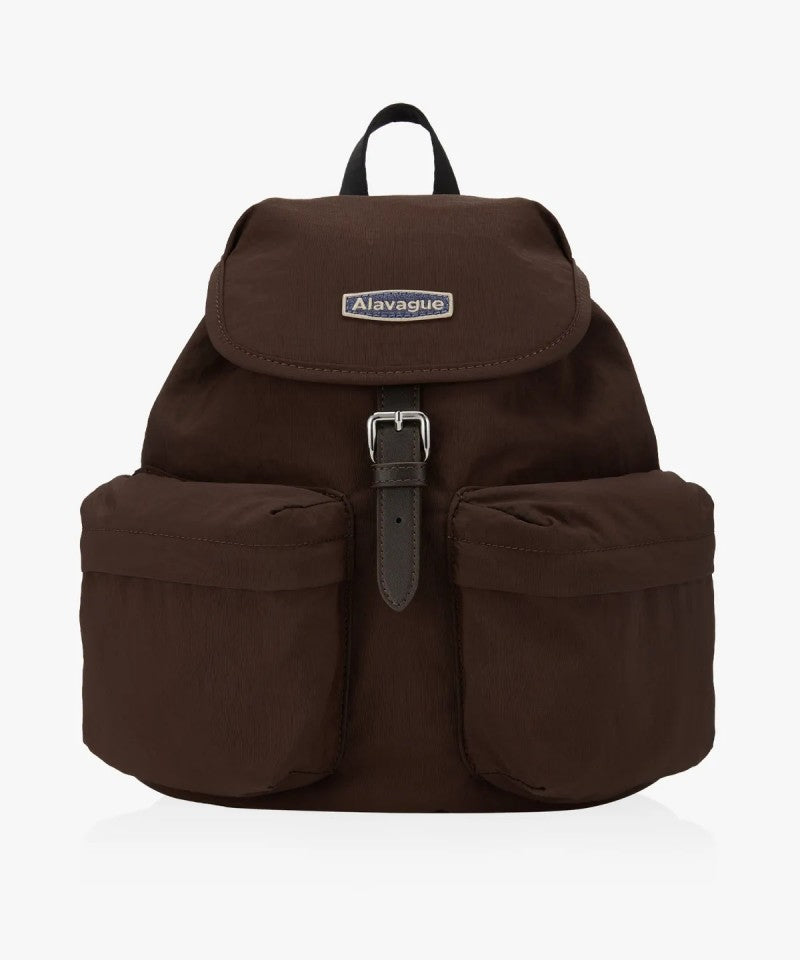 【WE ARE】韓國ALAVAGUE休閒雙肩背包폴라럭색 S