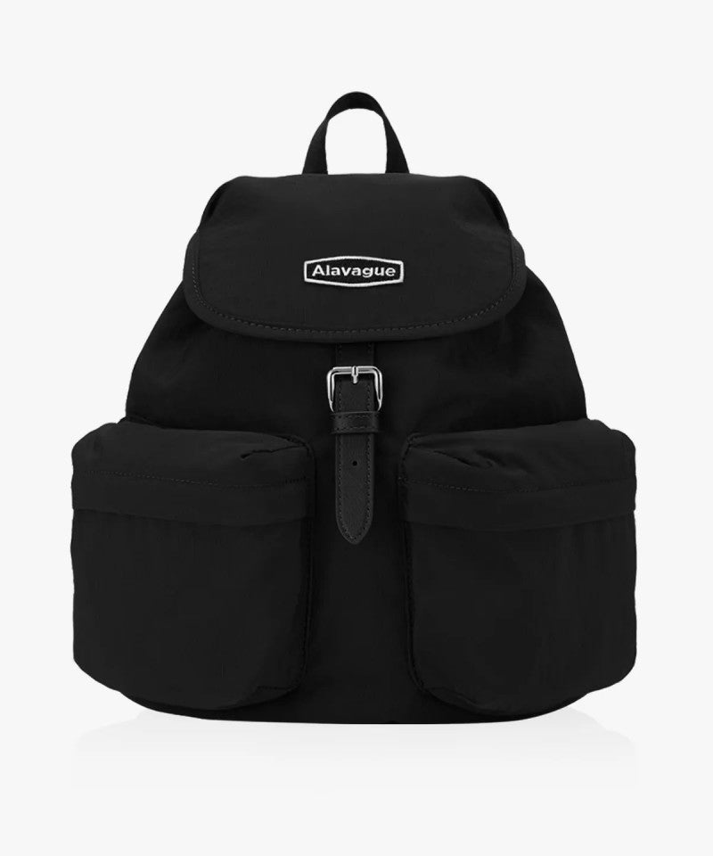【WE ARE】韓國ALAVAGUE休閒雙肩背包폴라럭색 S