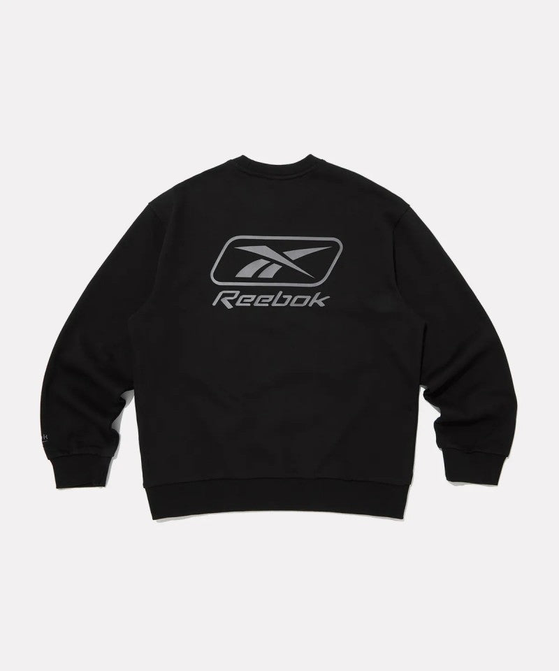 男款【WE ARE】韓國reebok 刺繡圓領大學T RETS5FM25