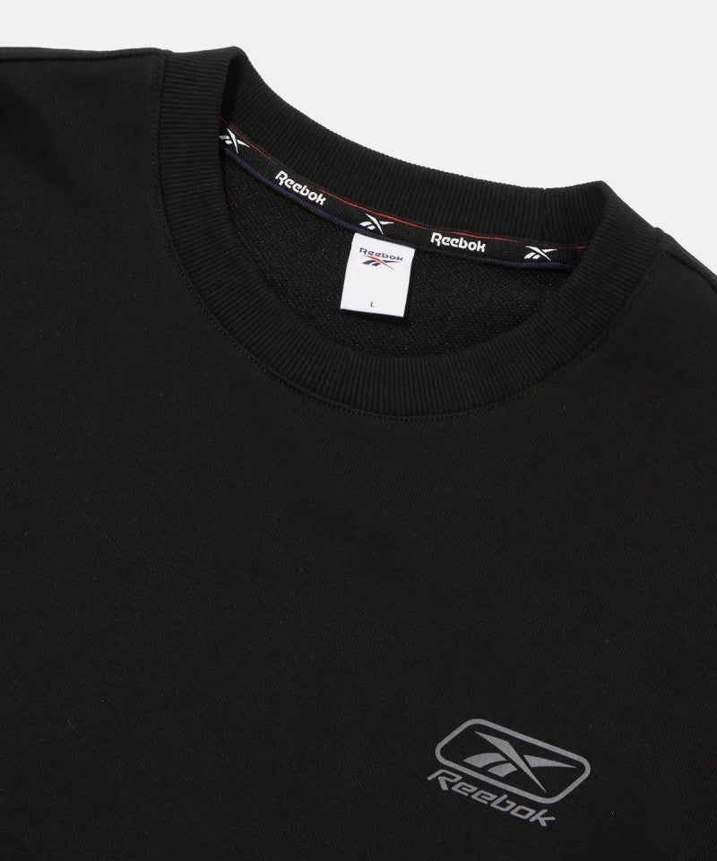 男款【WE ARE】韓國reebok 刺繡圓領大學T RETS5FM25