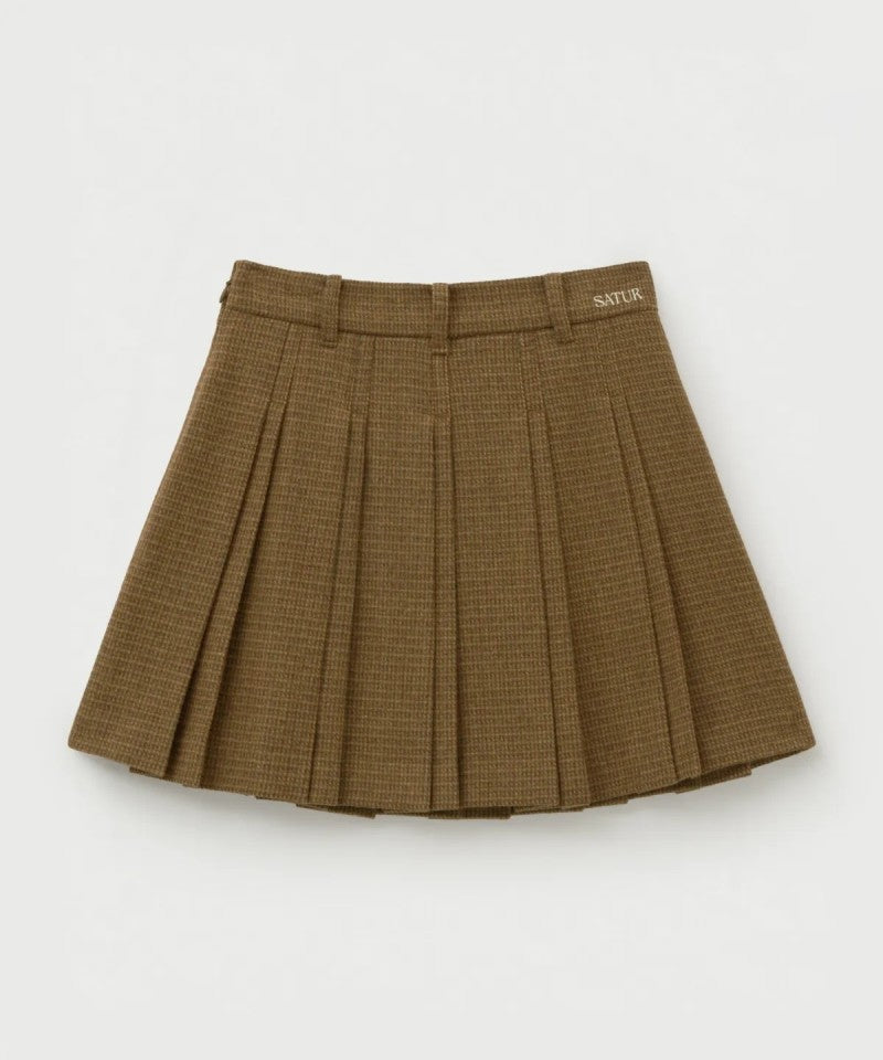 【WE ARE】韓國Satur休閒百褶短裙SA253WSK01