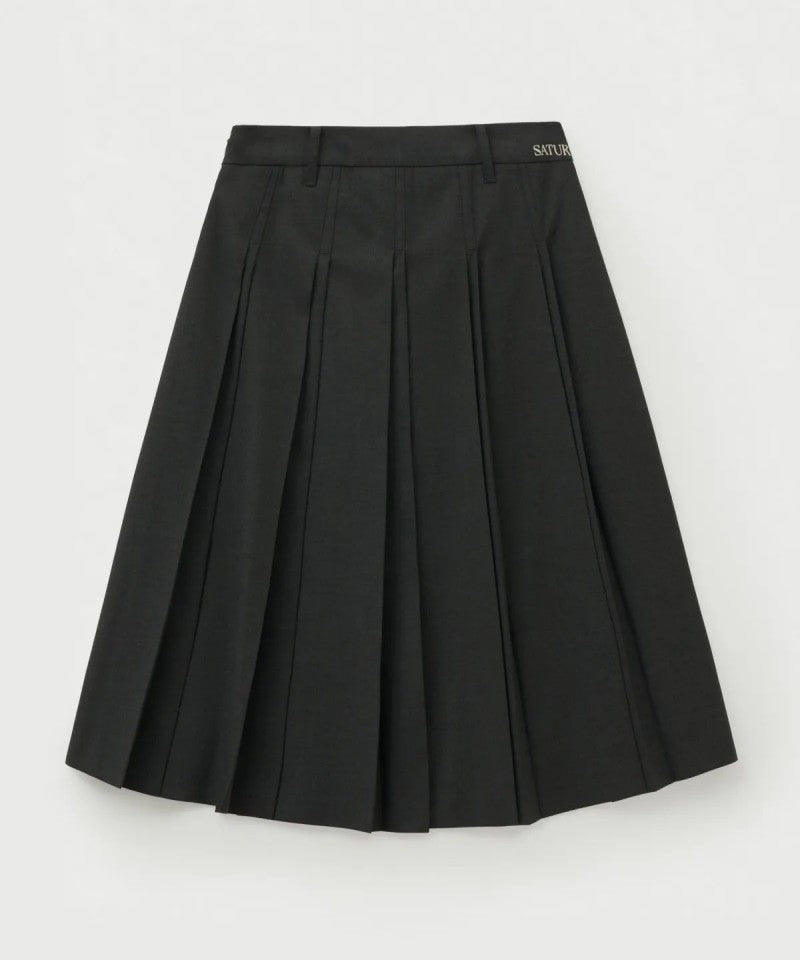 【WE ARE】韓國Satur休閒百褶半身裙SA253WSK06