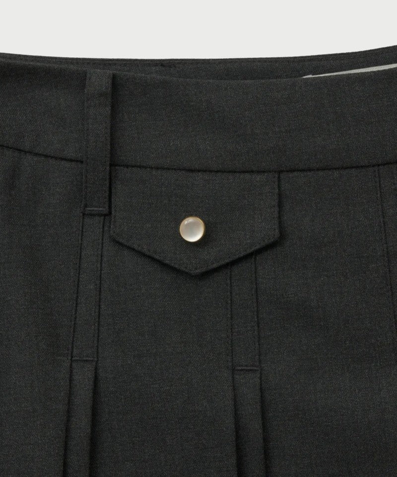 【WE ARE】韓國Satur休閒百褶半身裙SA253WSK06