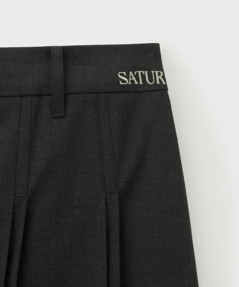 【WE ARE】韓國Satur休閒百褶半身裙SA253WSK06