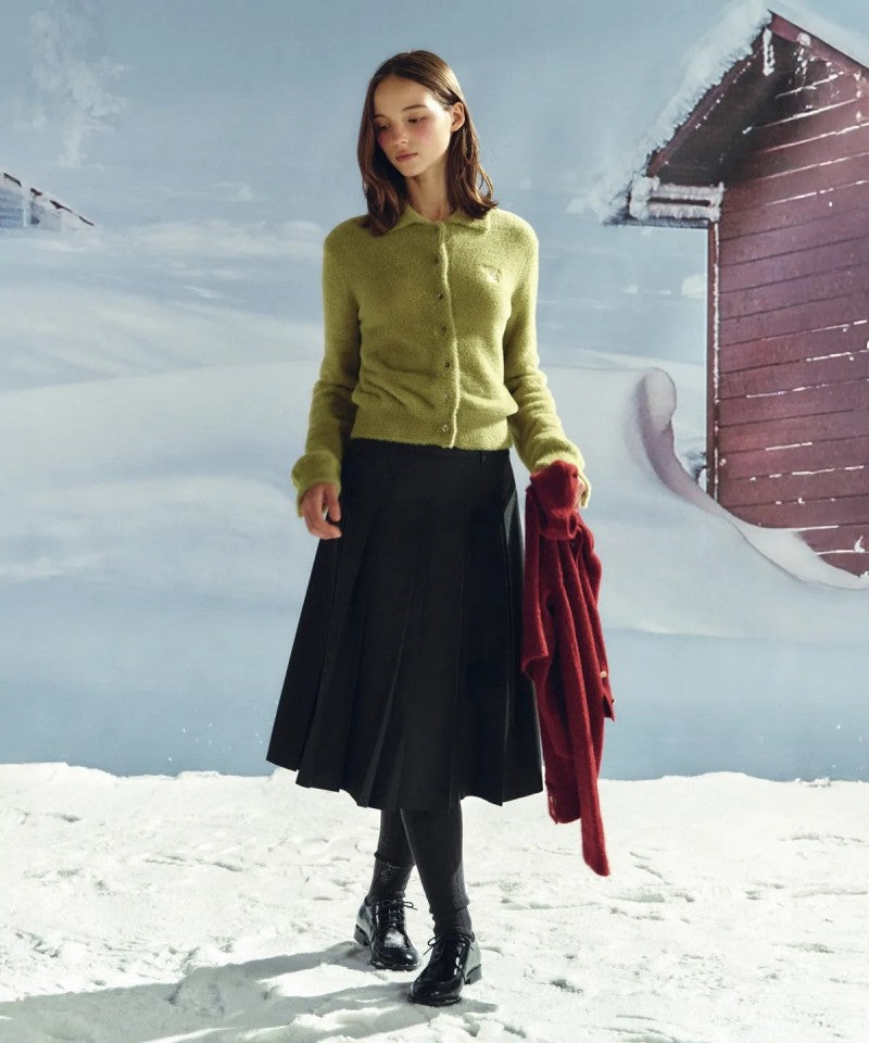 【WE ARE】韓國Satur休閒百褶半身裙SA253WSK06