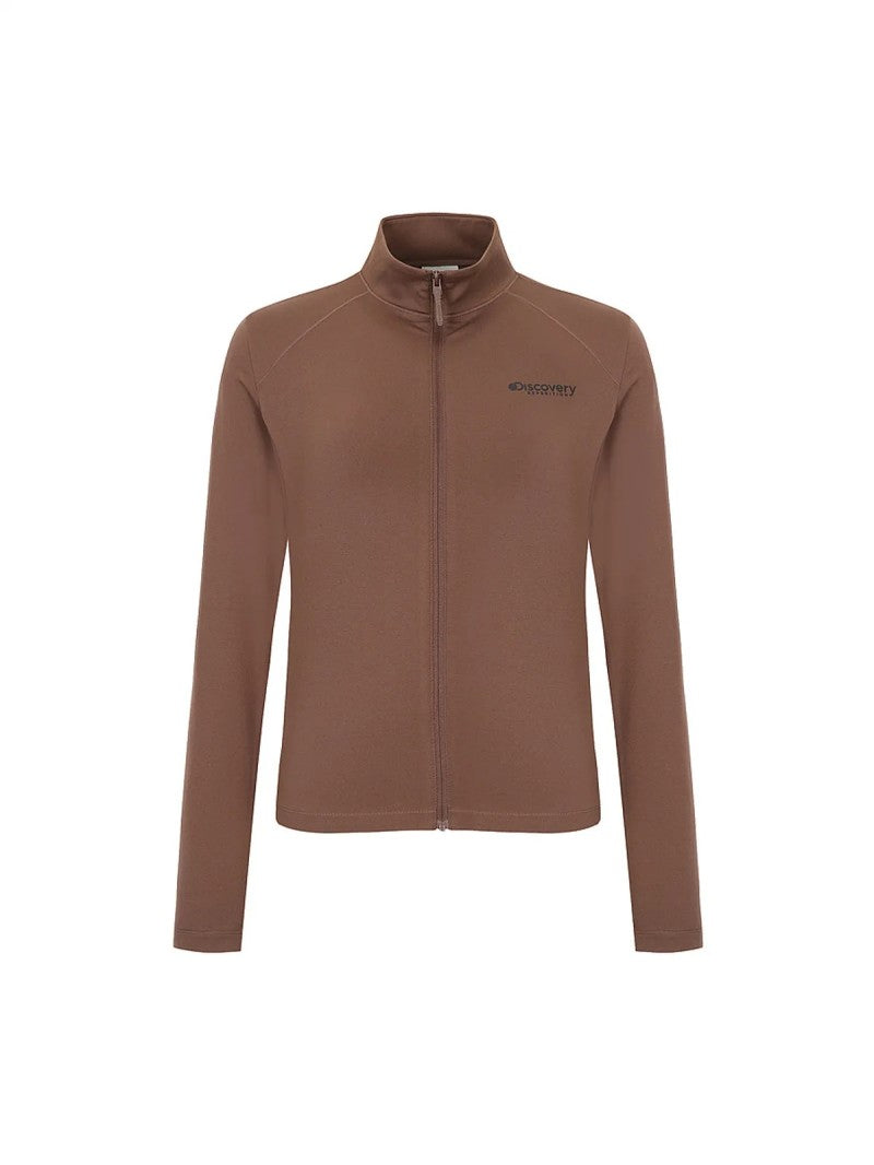 【WE ARE】韓國Discovery 立領拉鏈長袖上衣外套DWZT41054