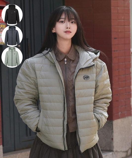 【WE ARE】韓國JEEP 輕羽絨連帽外套 JQ5JPU421