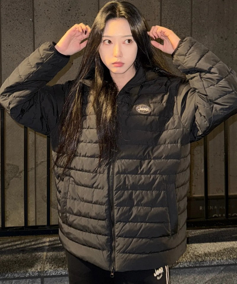 【WE ARE】韓國JEEP 輕羽絨連帽外套 JQ5JPU421