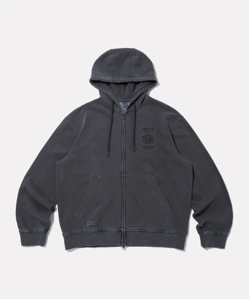 男款【WE ARE】韓國reebok 刺繡雙拉鏈連帽外套 REJU5FZ41