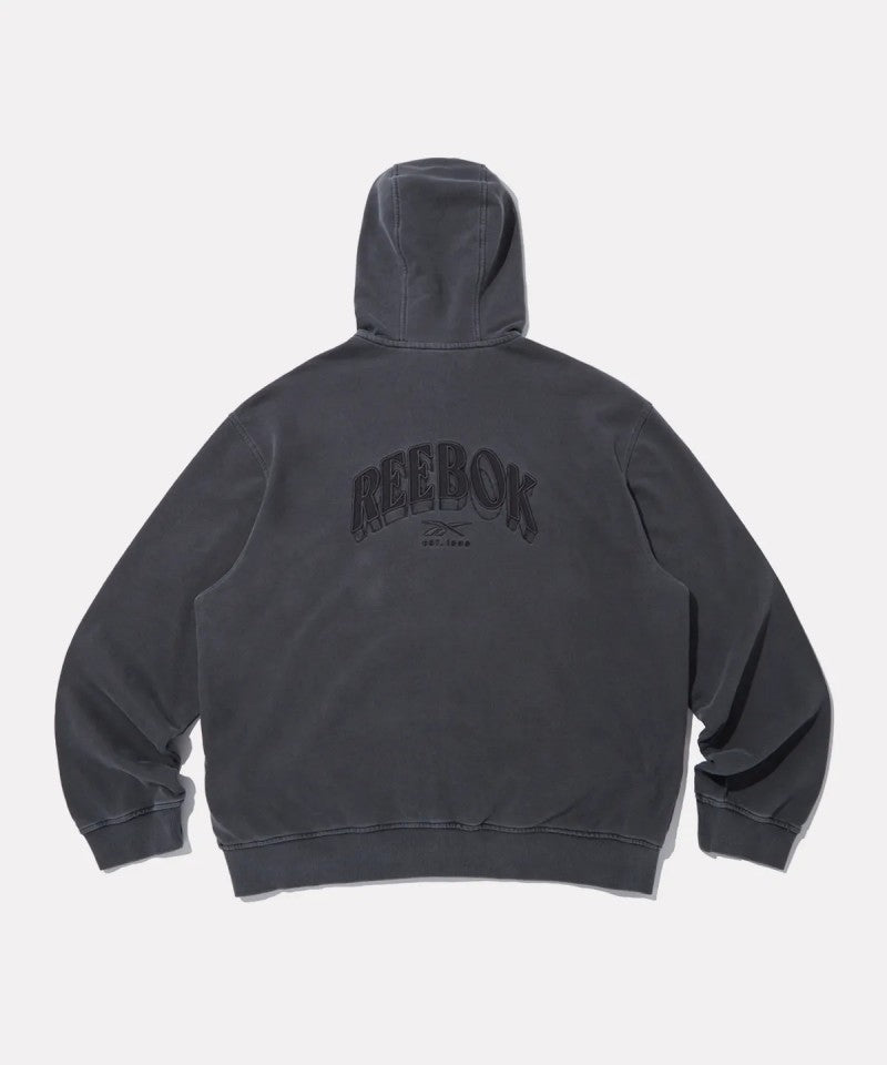 男款【WE ARE】韓國reebok 刺繡雙拉鏈連帽外套 REJU5FZ41