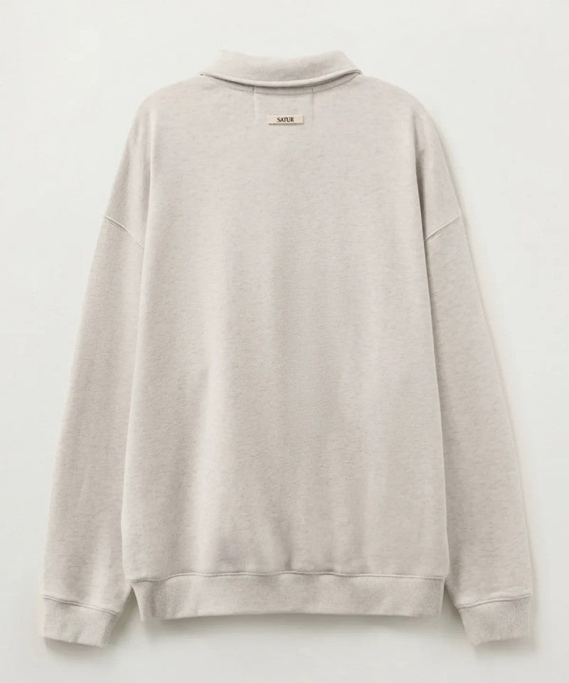 【WE ARE】韓國Satur休閒翻領大學T衛衣SA253UTM07