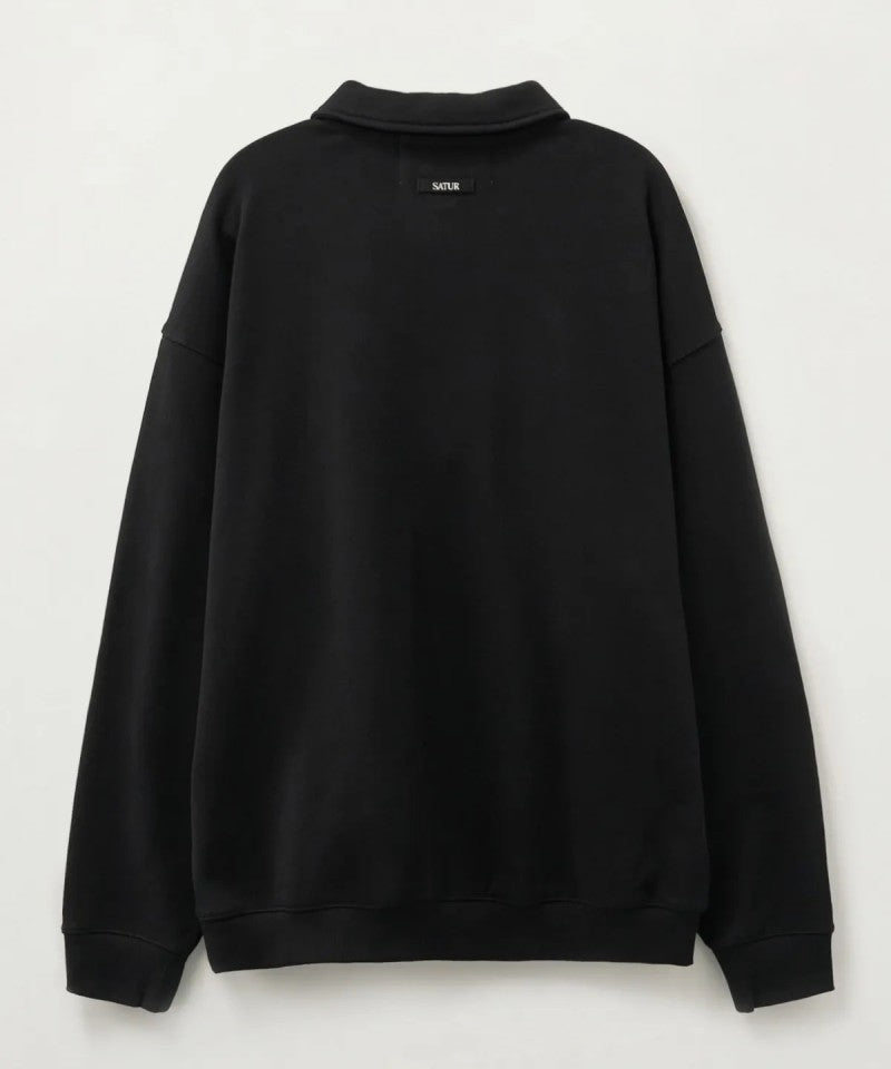 【WE ARE】韓國Satur休閒翻領大學T衛衣SA253UTM07