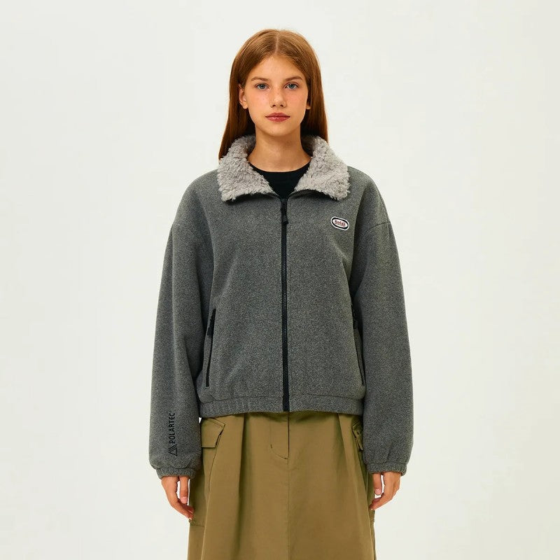 百貨款【WE ARE】韓國KODAK柯達 女款立領絨毛拉鏈外套K5322RFJM1