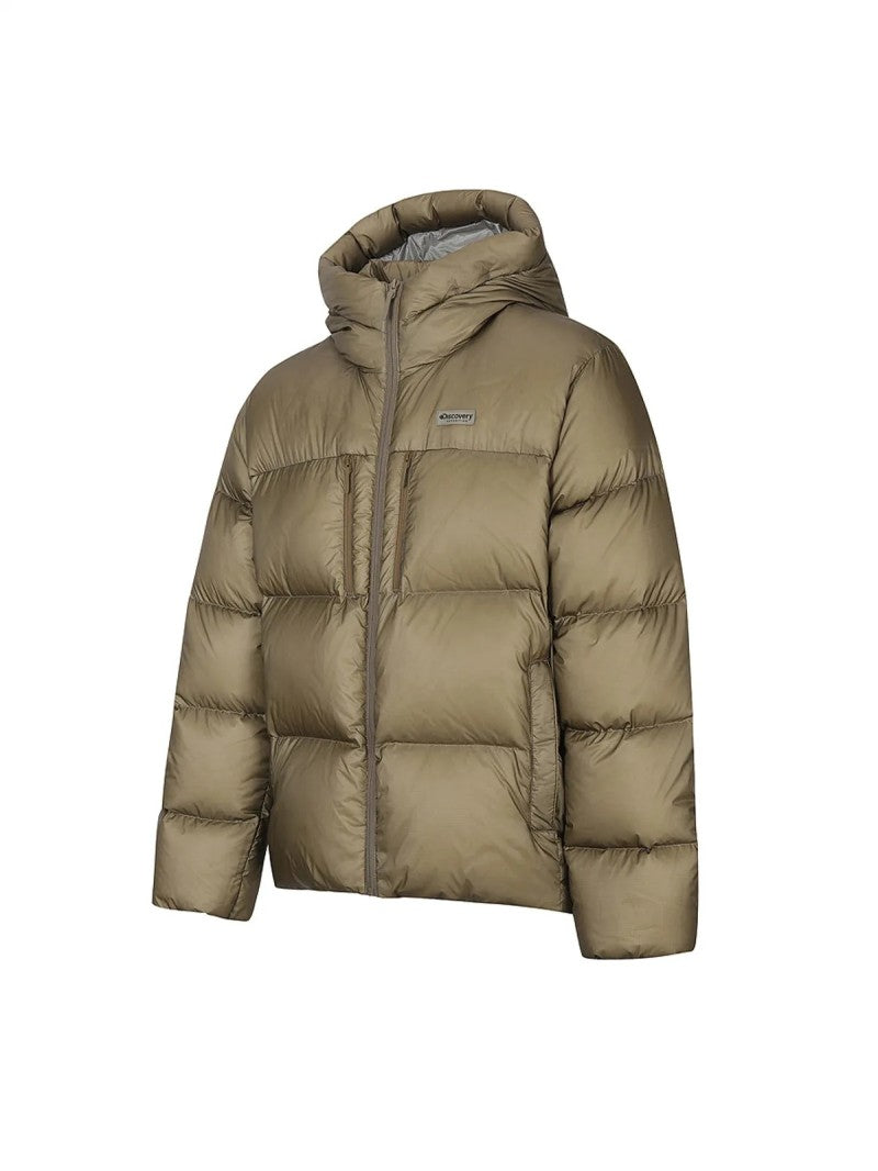 男款【WE ARE】韓國Discovery連帽鵝絨羽絨服DMDJ7G056