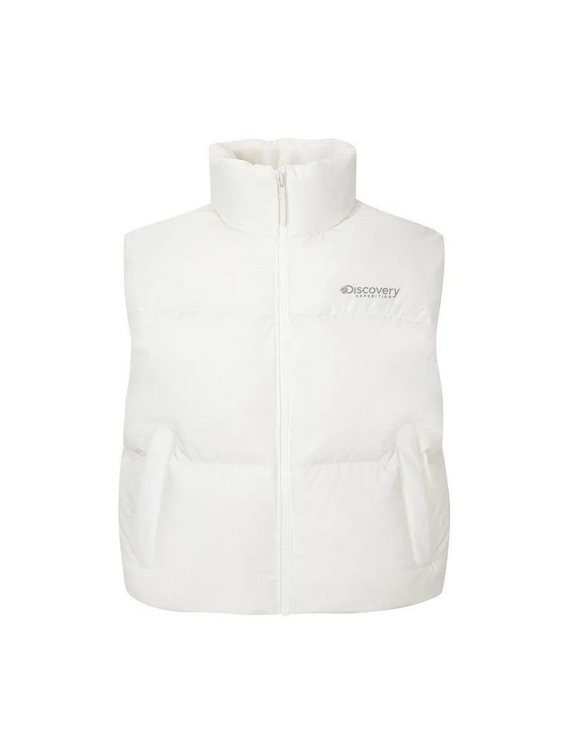 女款【WE ARE】韓國Discovery休閒羽絨馬甲外套DWDV91056