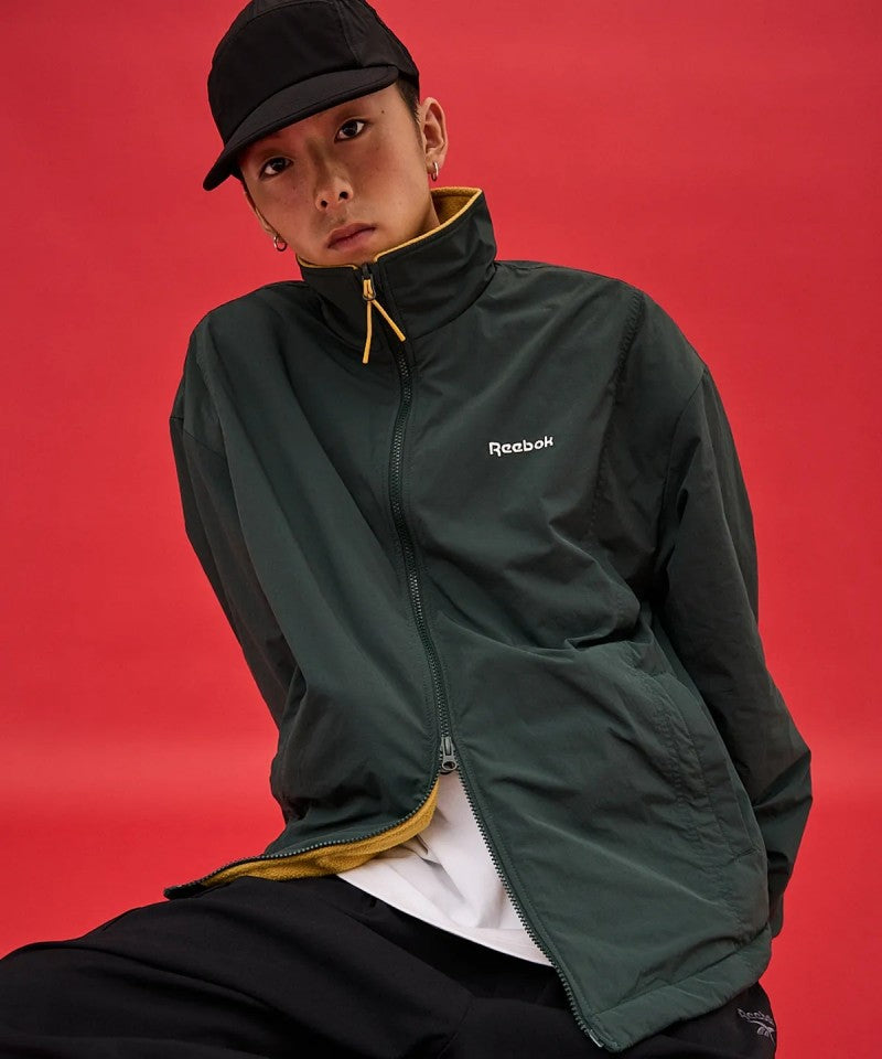 男款【WE ARE】韓國reebok休閒雙面拉鏈外套REJU5FZ40