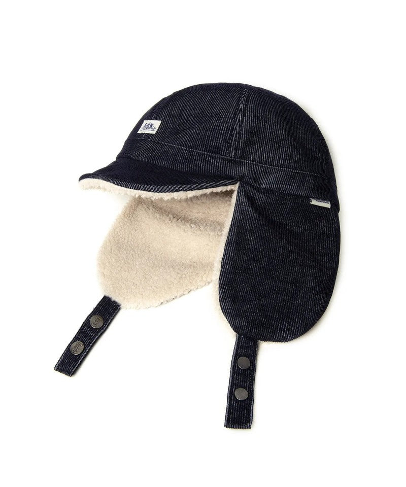 【WE ARE】韓國LEE 燈芯絨羊羔毛護耳帽 LE2504CA31