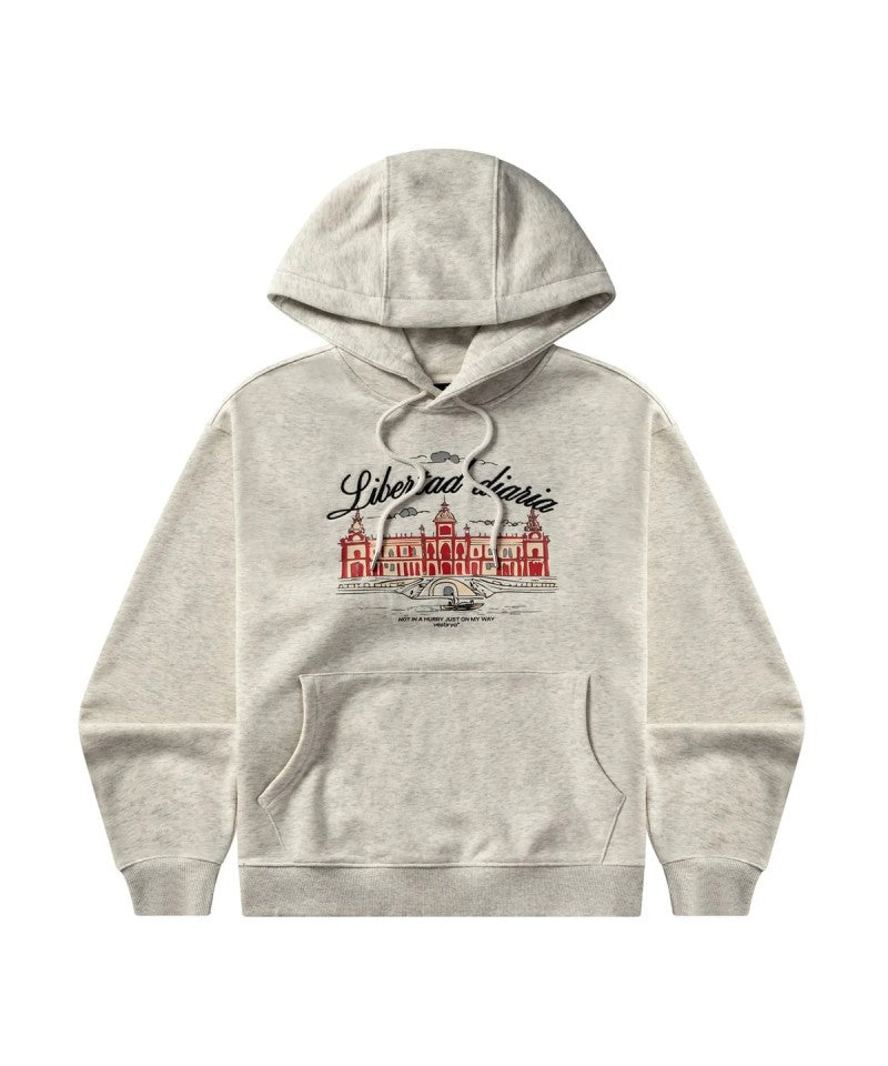 【WE ARE】韓國VESTIRYA刺繡連帽大學T衛衣VE2503HD001