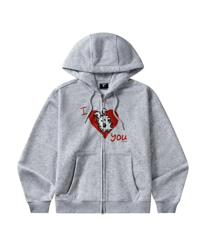 女款【WE ARE】韓國VESTIRYA連帽拉鏈外套VE2503HZ001