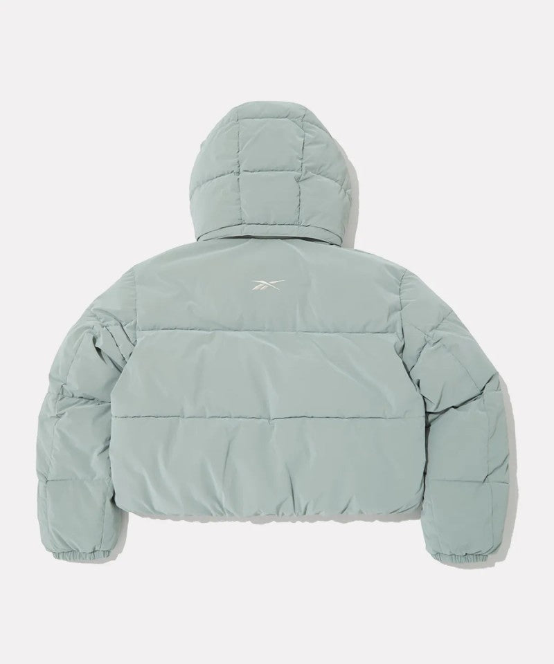 女款【WE ARE】韓國reebok 短版科技棉保暖連帽（可拆）外套 REJU5FP55