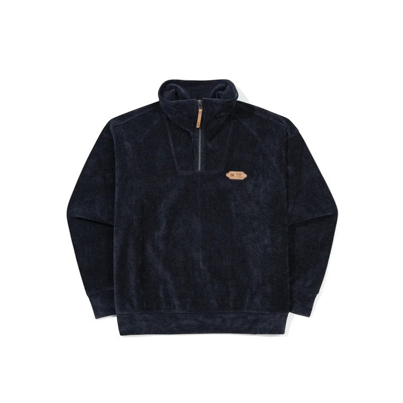 百貨款【WE ARE】韓國KODAK絨面皮革logo半拉鏈上衣K5423LFSF1