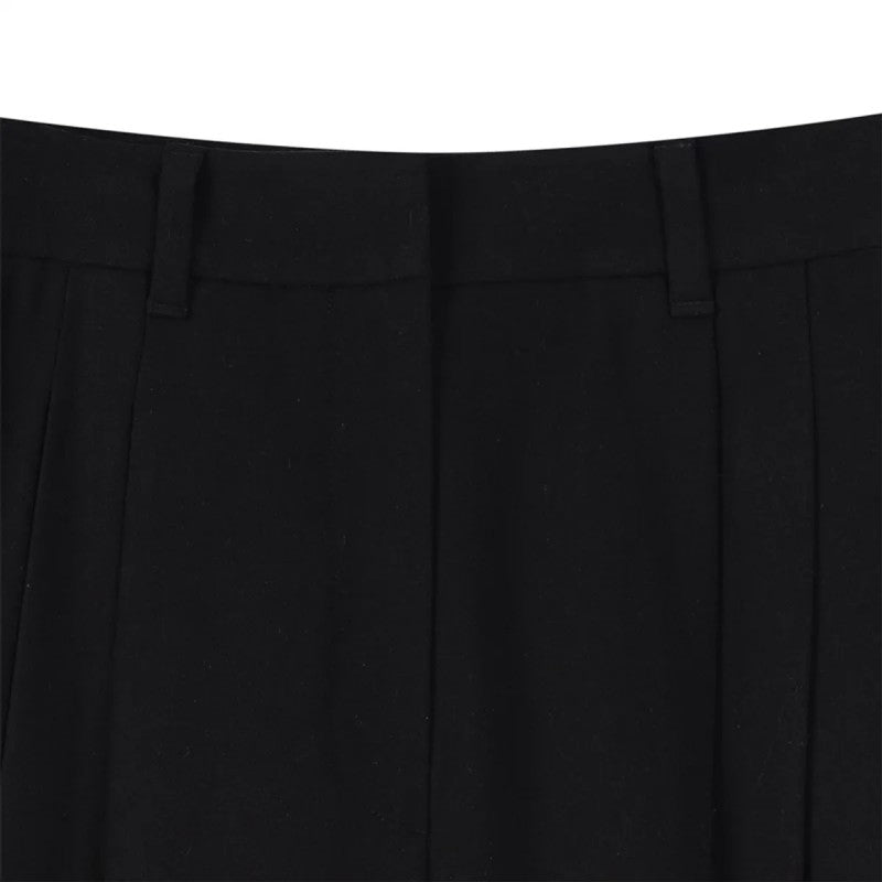 建議160以上【WE ARE】韓國LAP 微毛呢打褶西裝褲(秋冬款) AR4WPA63