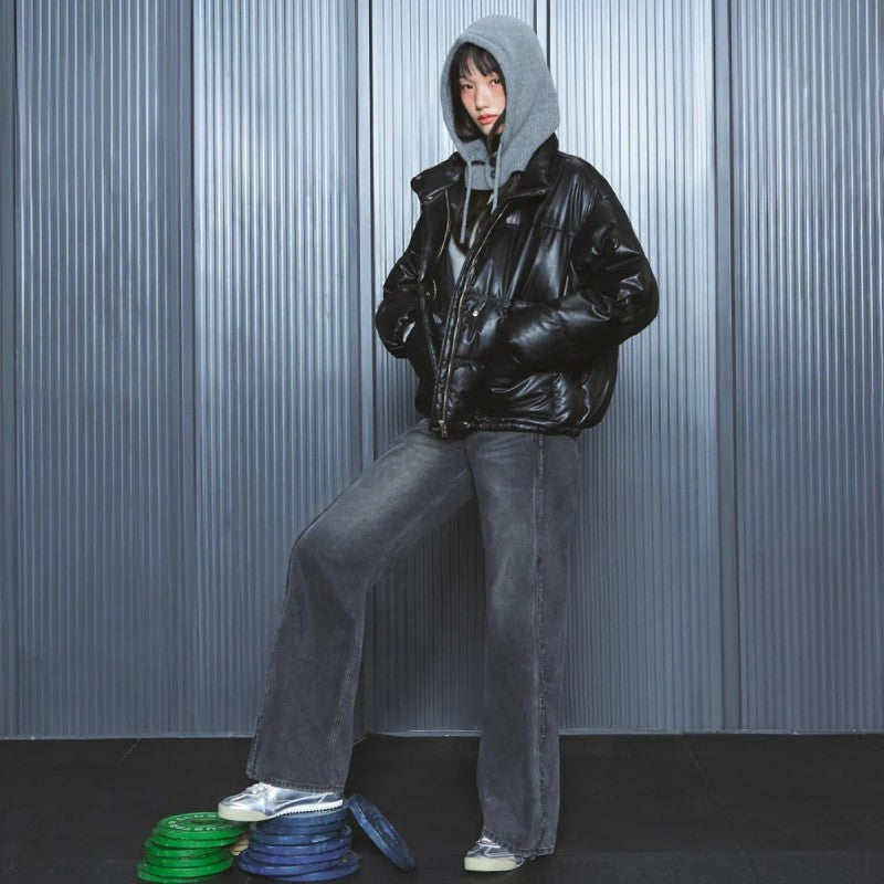 【WE ARE】韓國LAP 毛邊刷色牛仔褲 AR4DPA60