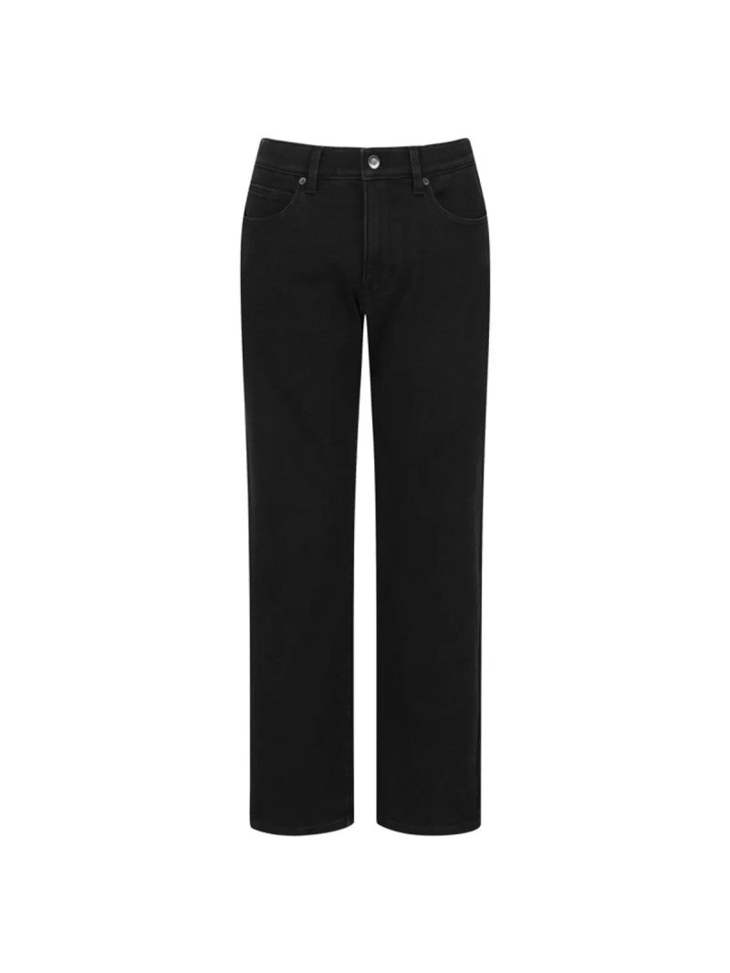 男款【WE ARE】韓國POLHAM加絨保暖直筒牛仔褲PHF4DP1038