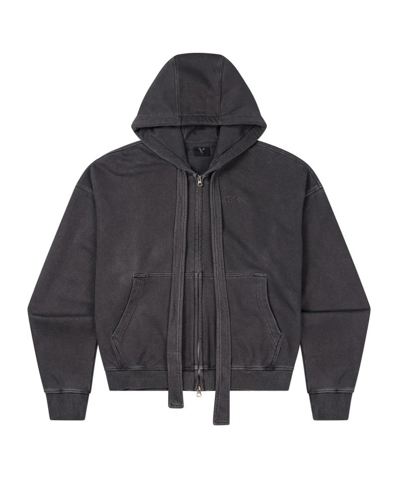 女款【WE ARE】韓國VESTIRYA 寬繩拉鏈連帽外套 VE2503HZ002