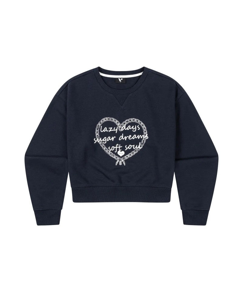 女款【WE ARE】韓國VESTIRYA休閒圓領刺繡大學T VE2503CR501