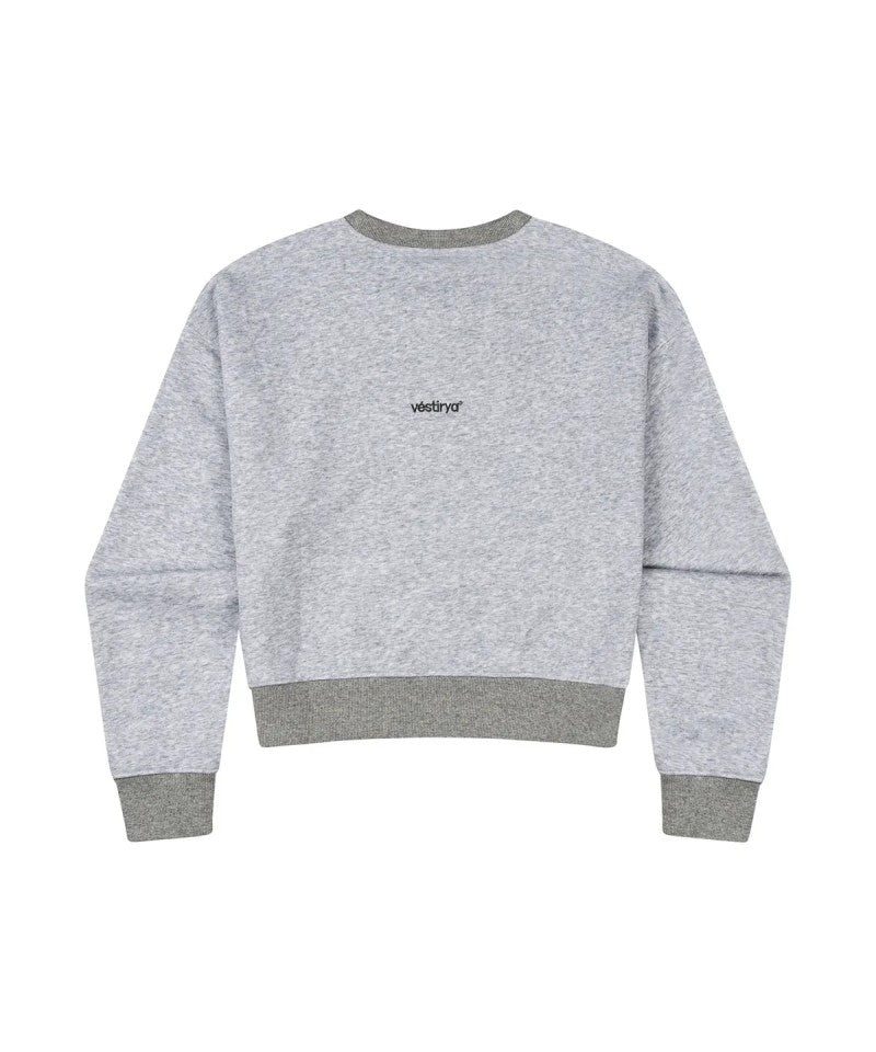 女款【WE ARE】韓國VESTIRYA休閒圓領刺繡大學T VE2503CR501