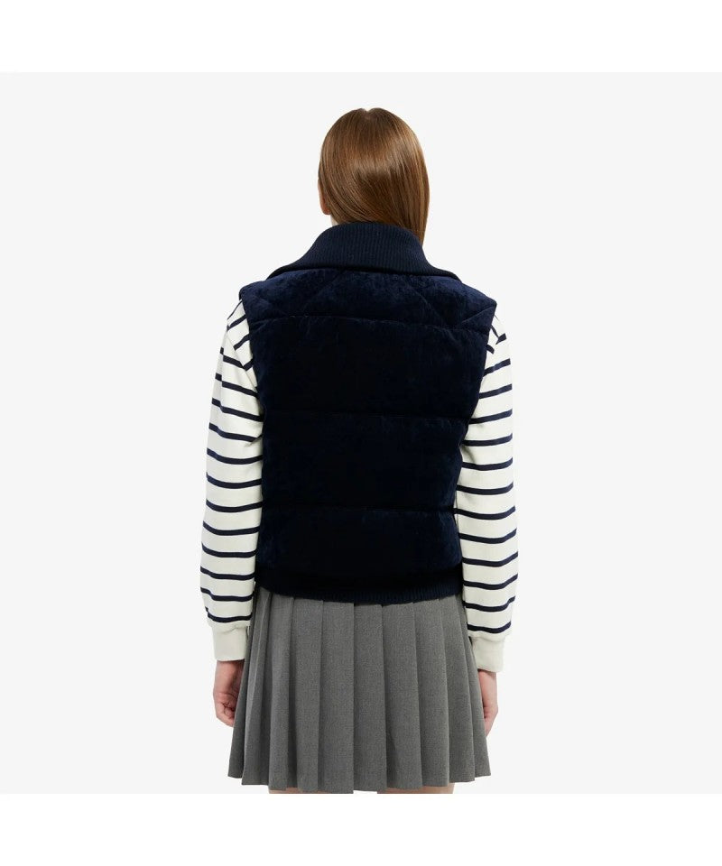 女款【WE ARE】韓國LACOSTE鱷魚鵝絨馬夾外套BF421E55N