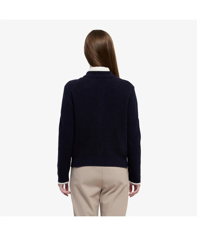 女款【WE ARE】韓國LACOSTE鱷魚羊毛外套AF219E55N