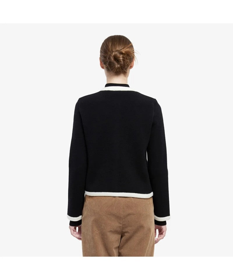 女款【WE ARE】韓國LACOSTE鱷魚羊毛外套AF206E55N