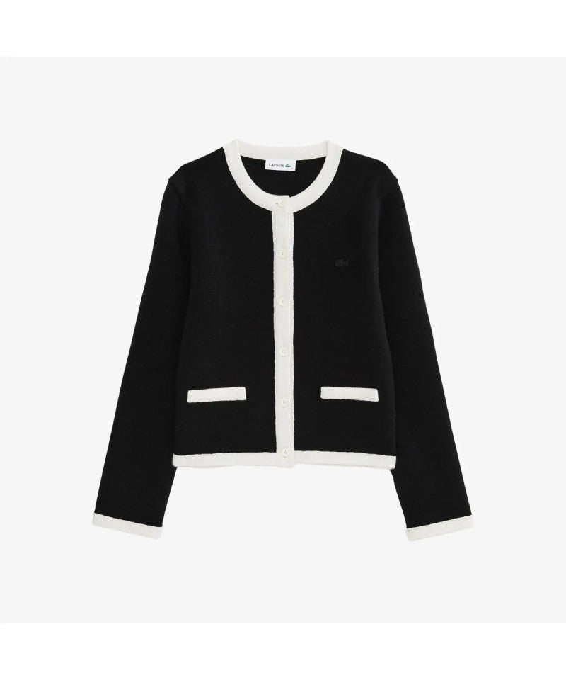 女款【WE ARE】韓國LACOSTE鱷魚羊毛外套AF206E55N