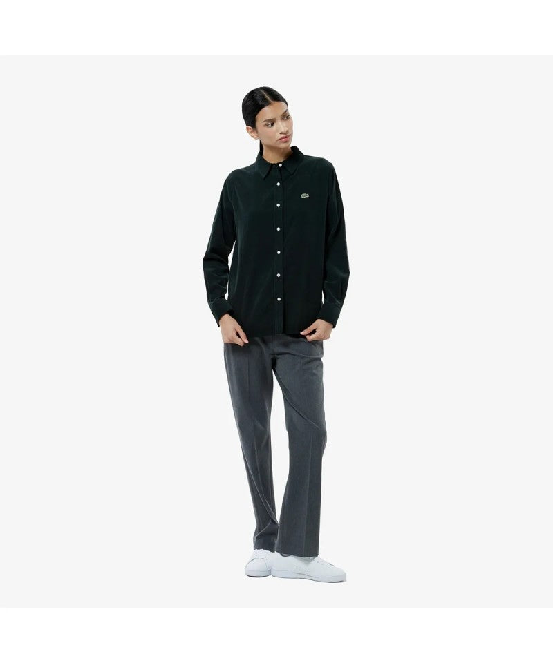 女款【WE ARE】韓國LACOSTE鱷魚長袖襯衫CF436E55N