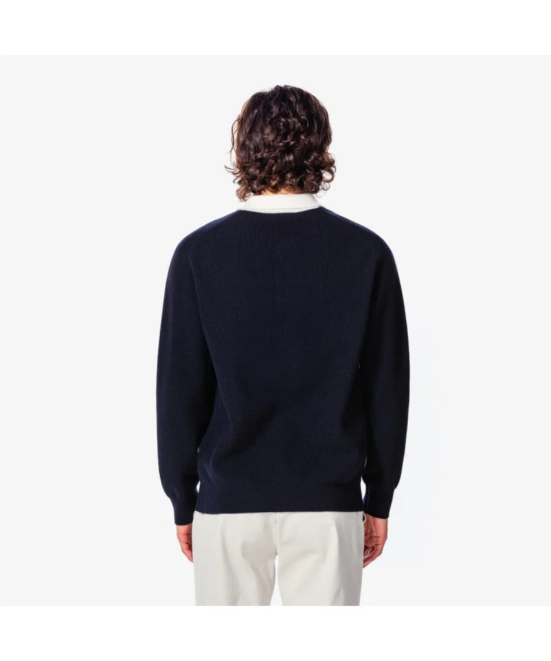 男款【WE ARE】韓國LACOSTE鱷魚羊毛上衣AH405E55N