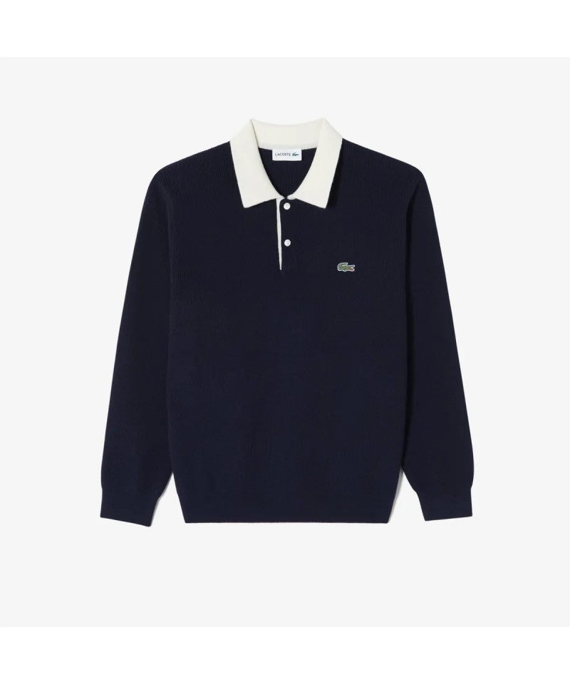 男款【WE ARE】韓國LACOSTE鱷魚羊毛上衣AH405E55N