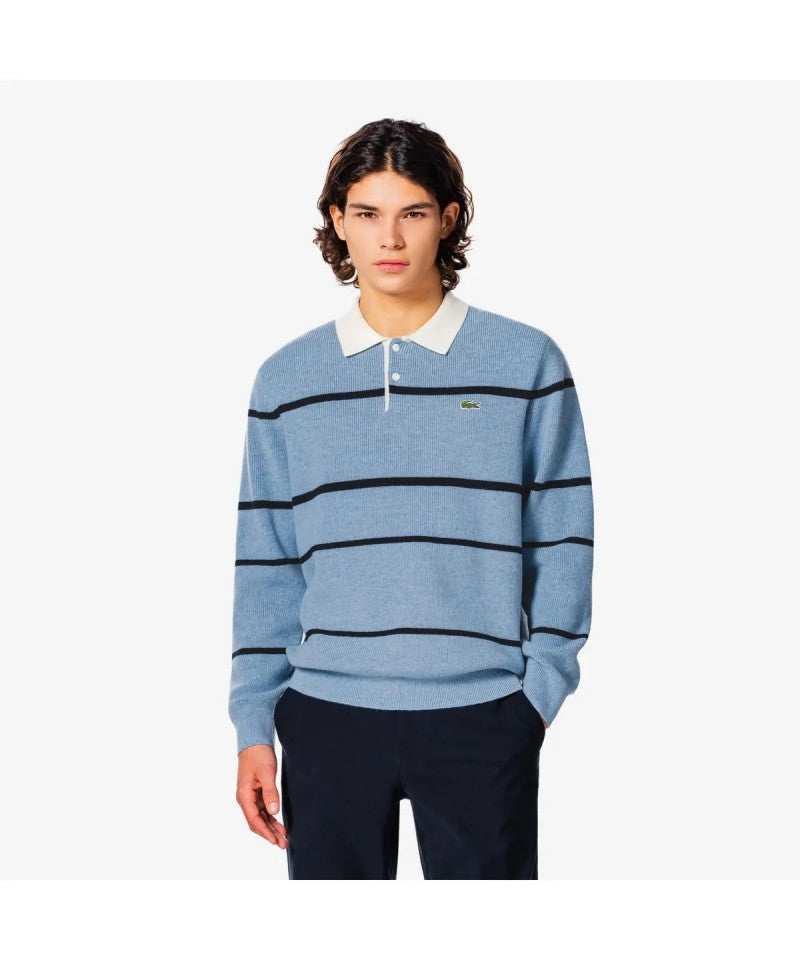 男款【WE ARE】韓國LACOSTE鱷魚羊毛上衣AH405E55N