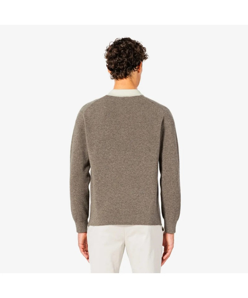 男款【WE ARE】韓國LACOSTE鱷魚羊毛上衣AH405E55N